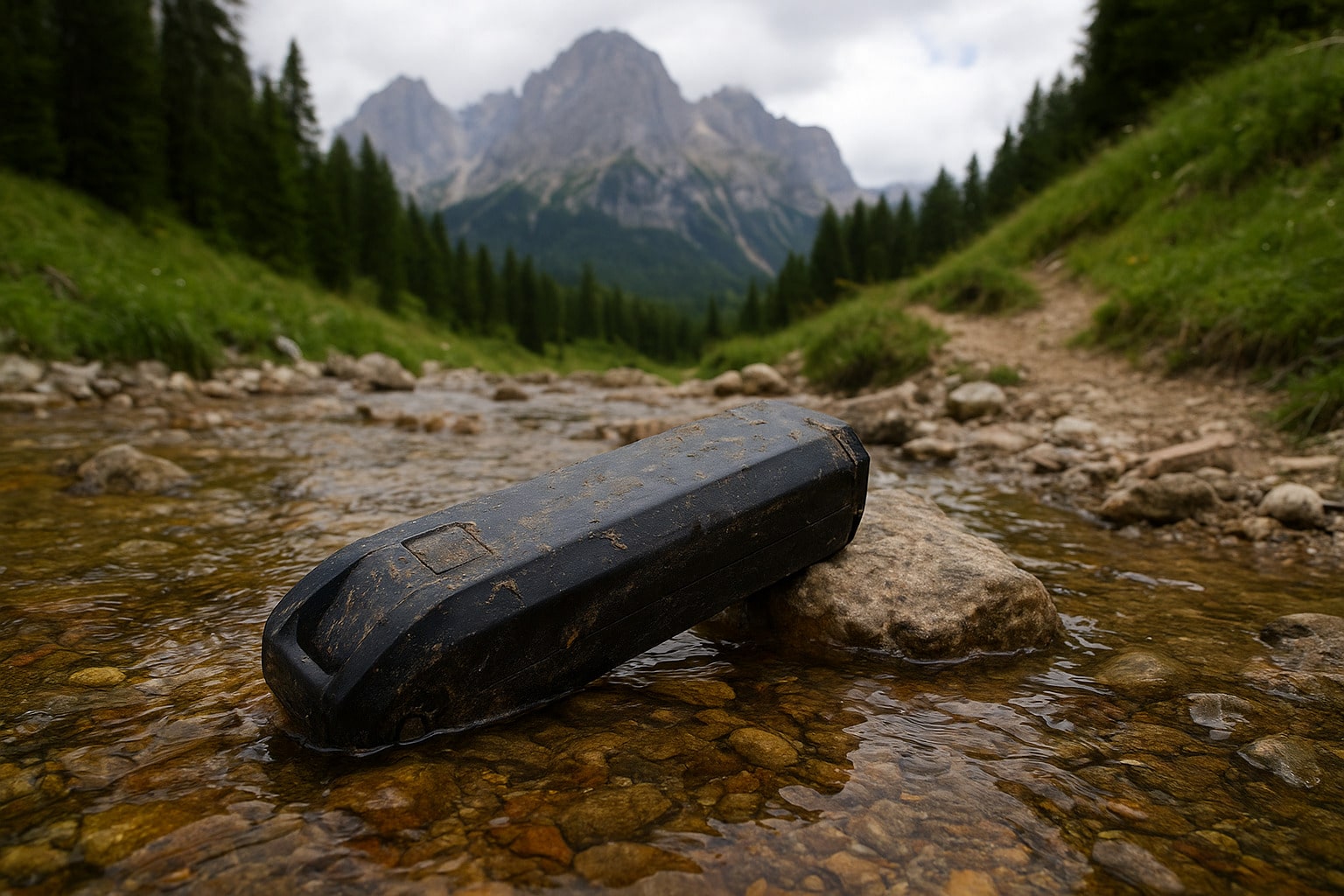 Durante un’escursione in montagna, la batteria della e-bike è scivolata accidentalmente in un ruscello mentre la pulivi. Nonostante sia rimasta immersa solo per pochi secondi, da quel momento non si accende più.